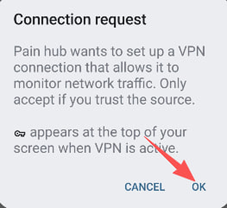 Screenshot for step 5: Accept the connection request